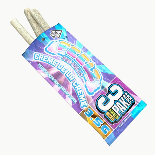 Bango Distribution - Creme De La Creme | Feelz Flower 3 Packs | 3.5G - 1