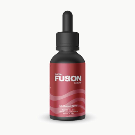 matter. - 50:1 CBD:THC Bacon Tincture 1MG - 1