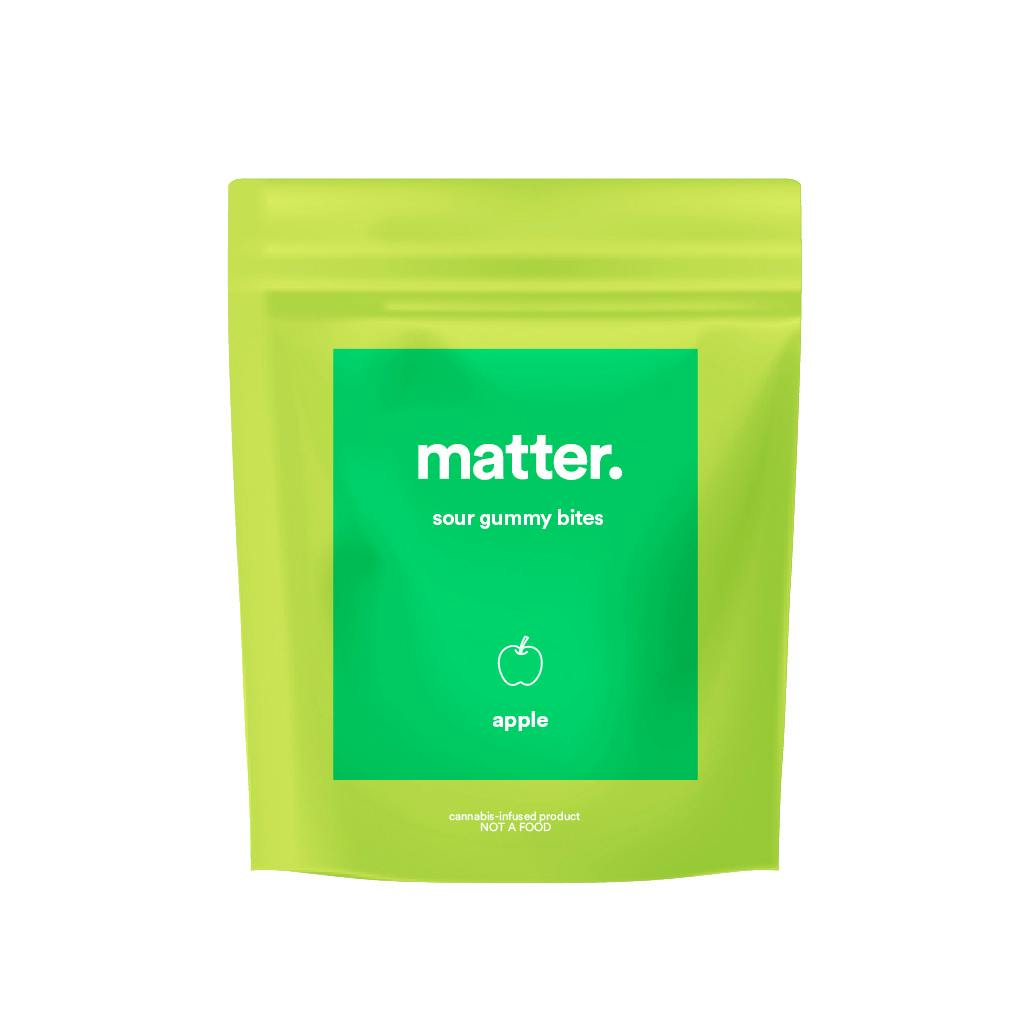 matter. - Sour Apple Gummy Bites 1:1 100MG [10pk] - 1