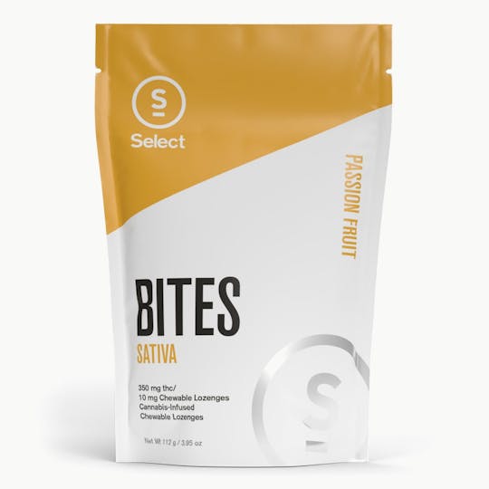 Select - Passion Fruit Medical Classic Bites 10pk (350mg) | Sativa - 1