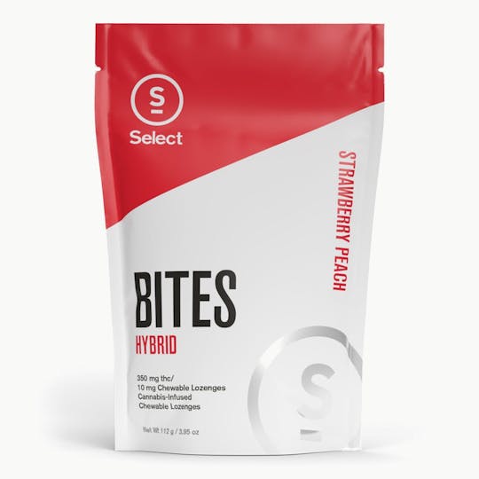 Select - Strawberry Peach Medical Classic Bites 10pk (350mg) | Hybrid - 1