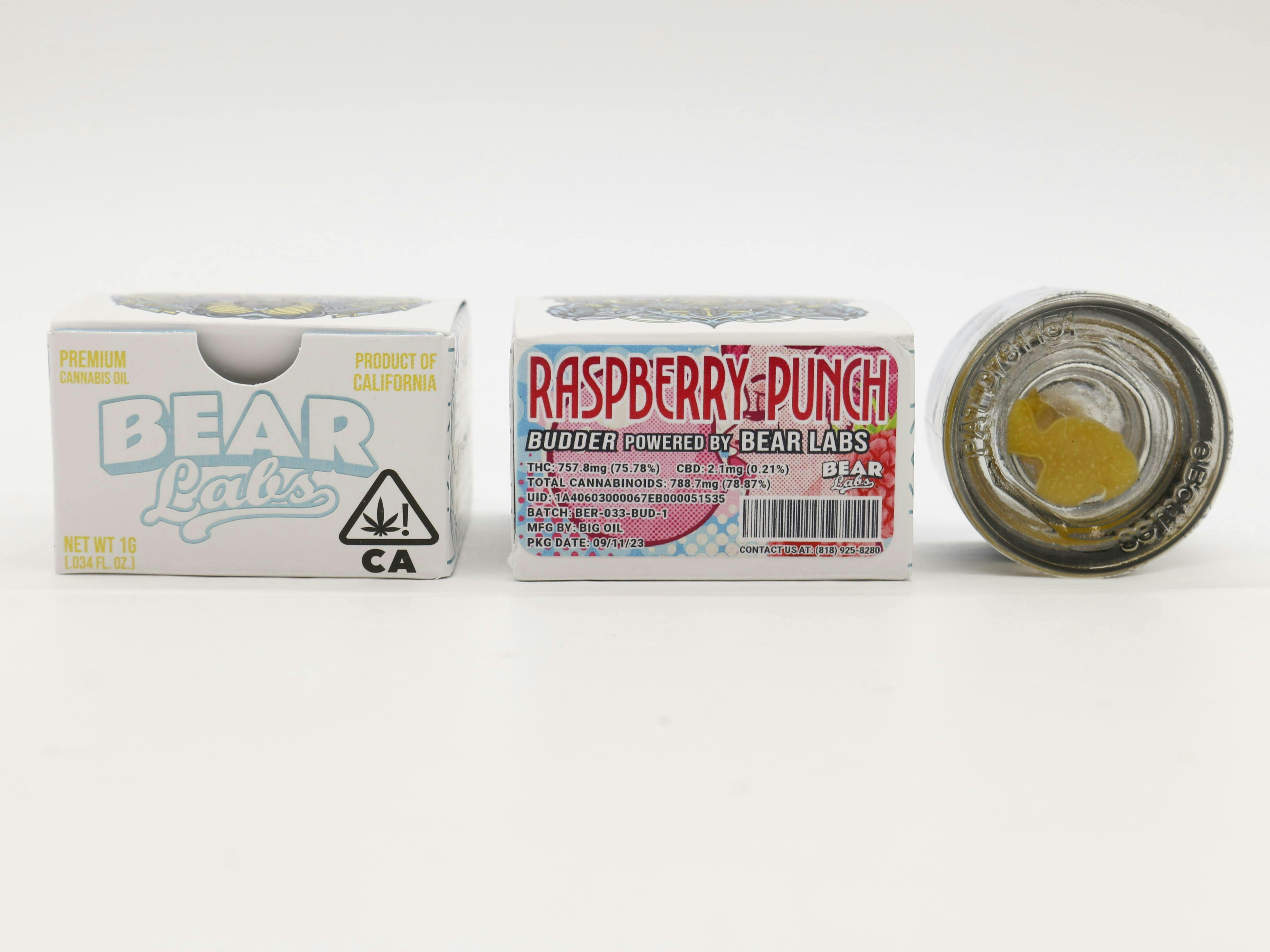 Bear Labs - Raspberry Punch Budder - 1g - 1