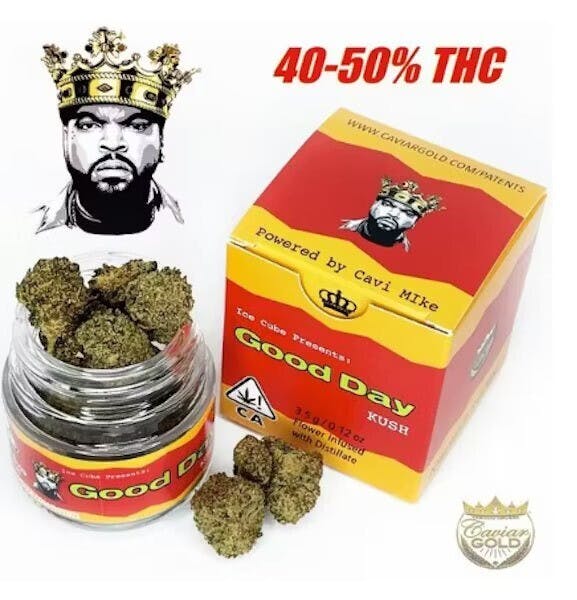 Caviar Gold - Ice Cube Moon Rocks | Good Day Kush | Infused Flower | 3.5g - 1