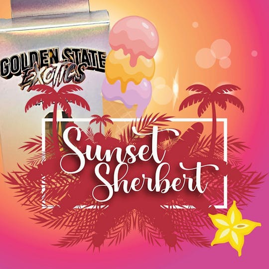 Golden State Exotics - Sunset Sherbert 1g Cartridge - 1