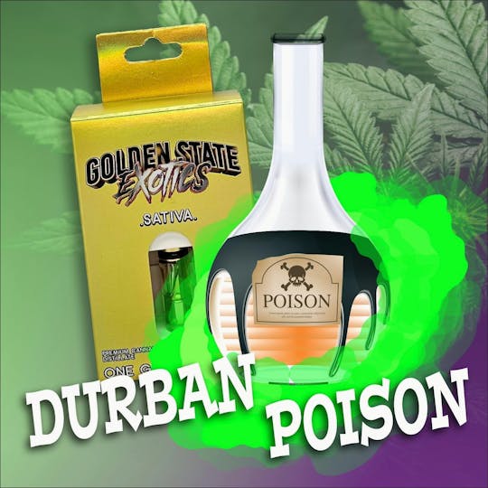 Golden State Exotics - Durban Poison 1g Cartridge - 1