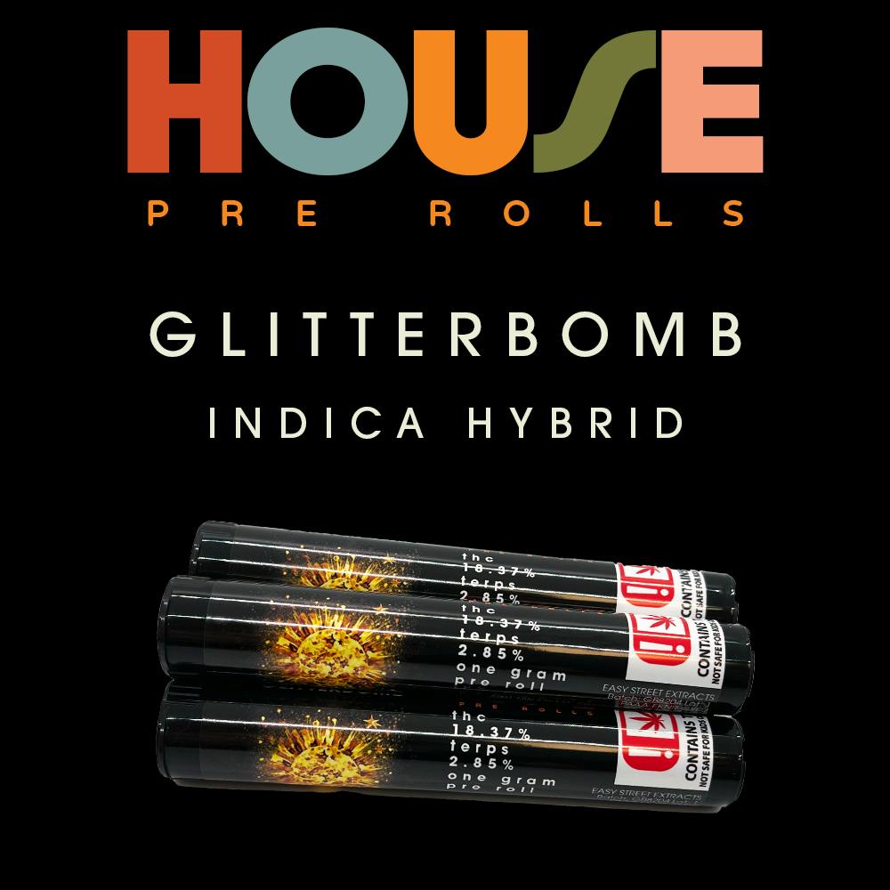 Easy Street Extracts - House - Glitter Bomb 1g Preroll - 1