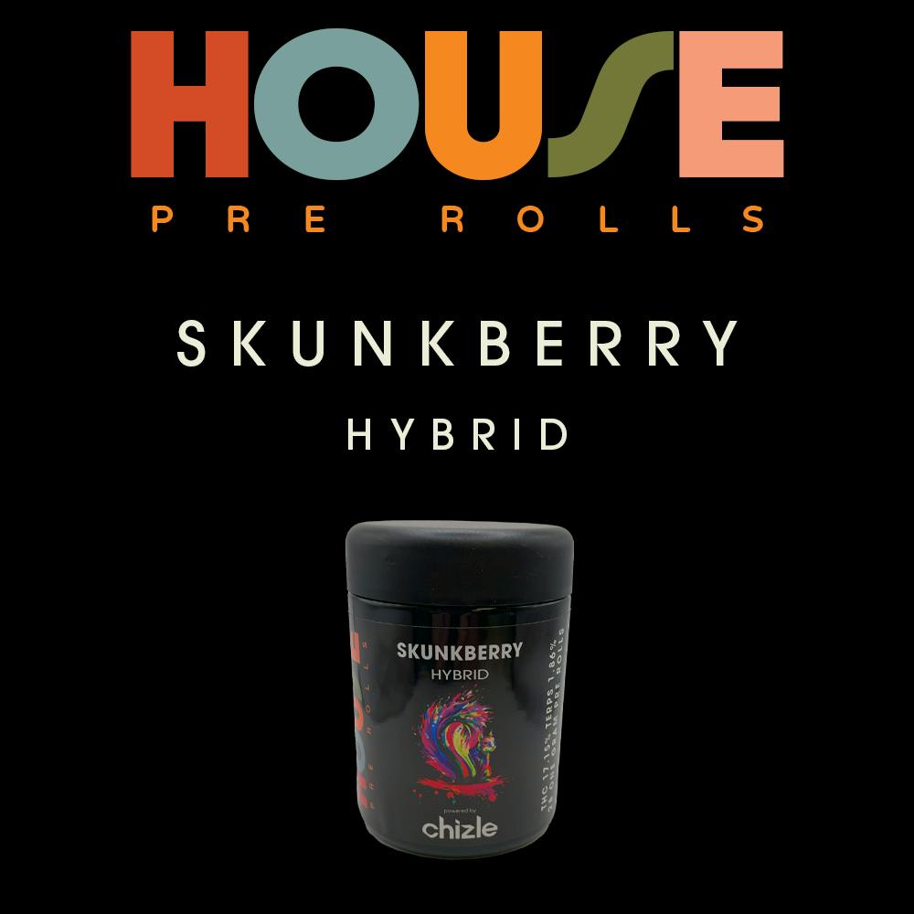 Easy Street Extracts - House - Skunkberry 28g Preroll OZ Pack - 1