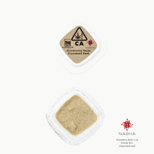NASHA - Strawberry Beltz 1.2g Orange Unpressed Hash - 1
