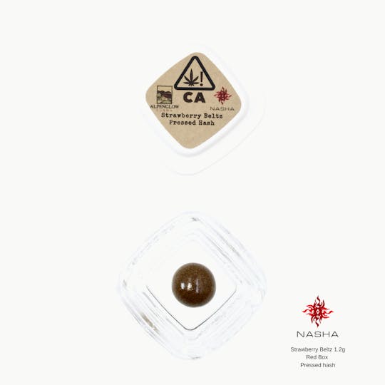 NASHA - Strawberry Beltz 1.2g Red Pressed Hash - 1