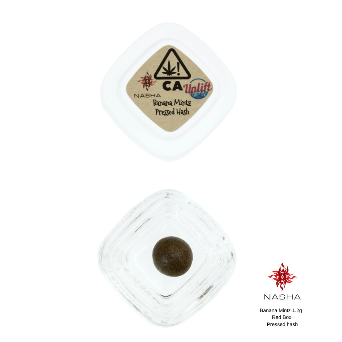 NASHA - Banana Mintz 1.2g Red Pressed Hash - 1