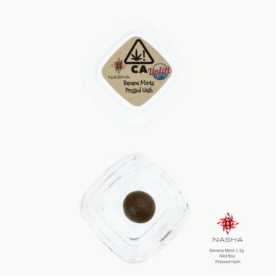 NASHA - Banana Mintz 1.2g Red Pressed Hash - 1
