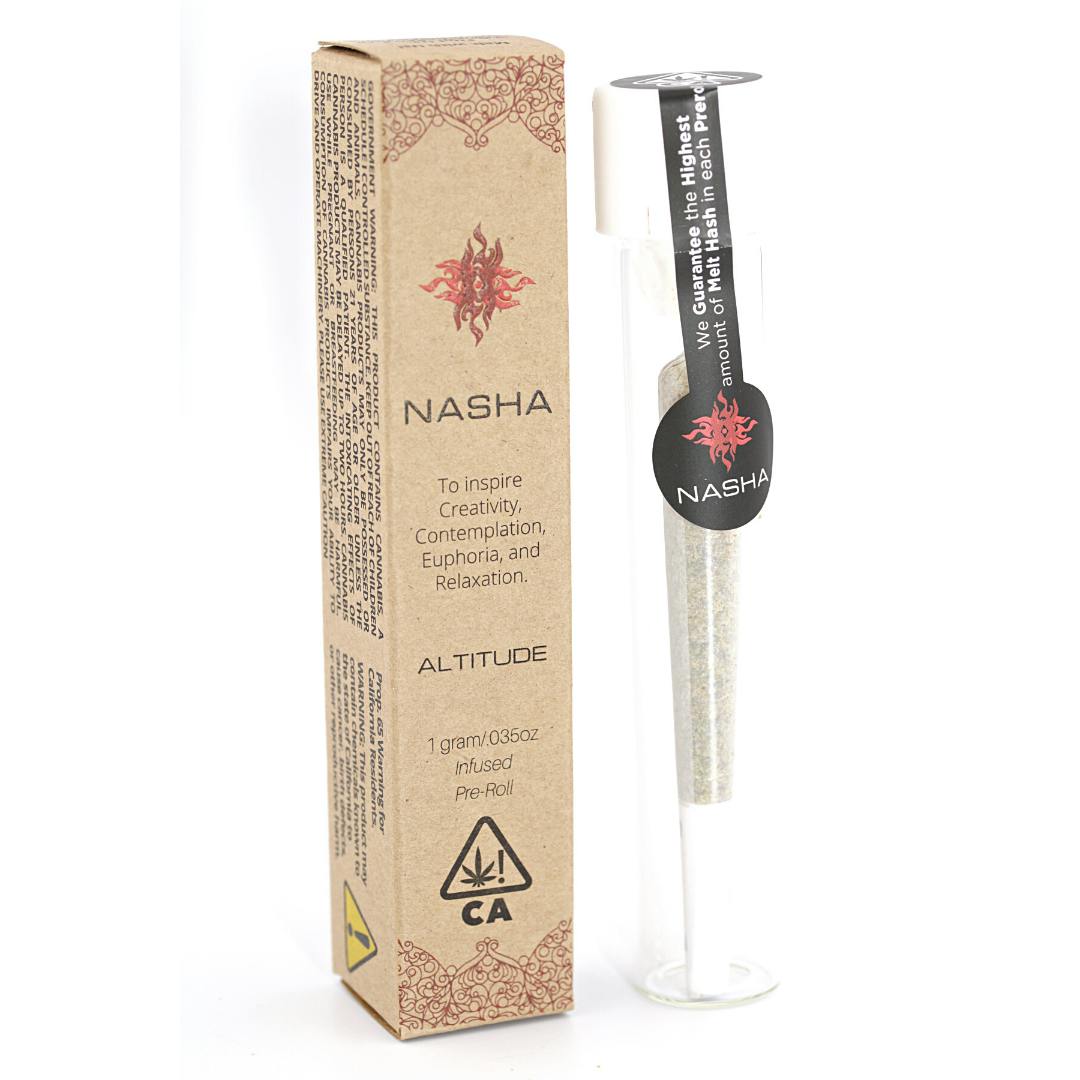 NASHA - Altitude 1 gram Preroll - Papaya Punch x B DOG - 1