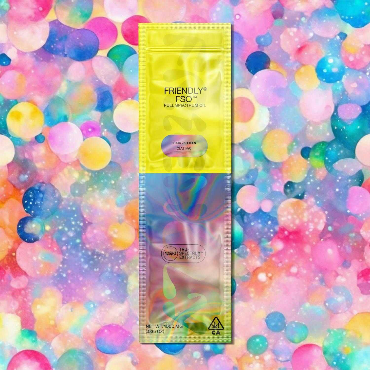Friendly Brand - Friendly Brand | FSO Applicator | Zour Zkittles | Extract Oils | 1g - 1