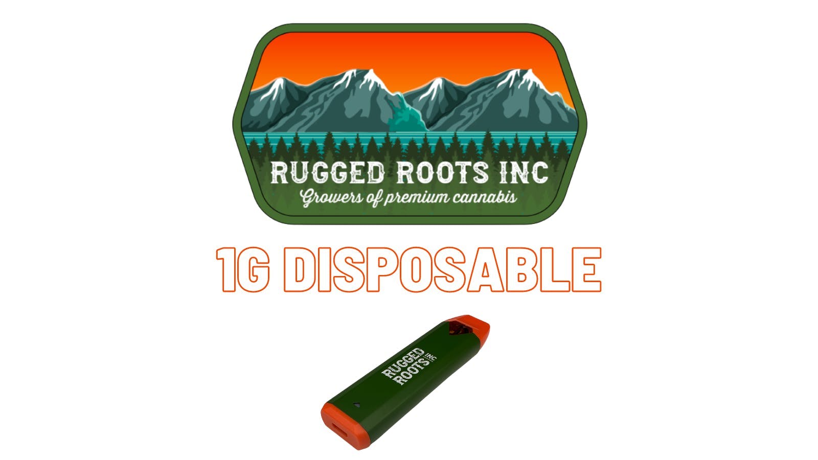Rugged Roots - Rugged Roots - Maple Drip 1g Disposable Cart - 1