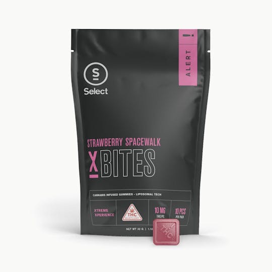 Select - Strawberry Spacewalk X Bites 10pk (100mg) | MD - 1