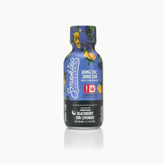 Smokiez Edibles - Infused Blackberry Lemonade 2oz Shot 80mg THC + 20mg CBN - 1