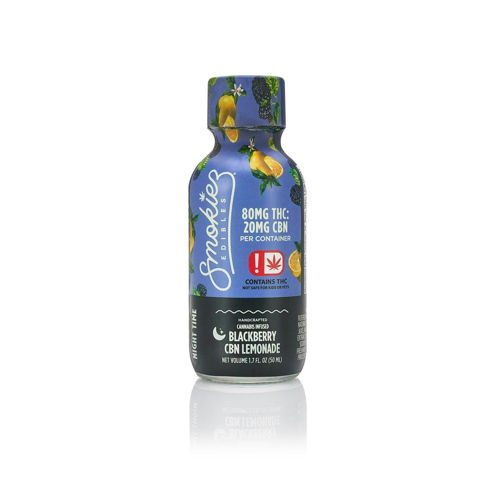 Smokiez Edibles - Infused Blackberry Lemonade Shot 4:1 THC:CBN | 80mg | 2oz - 1