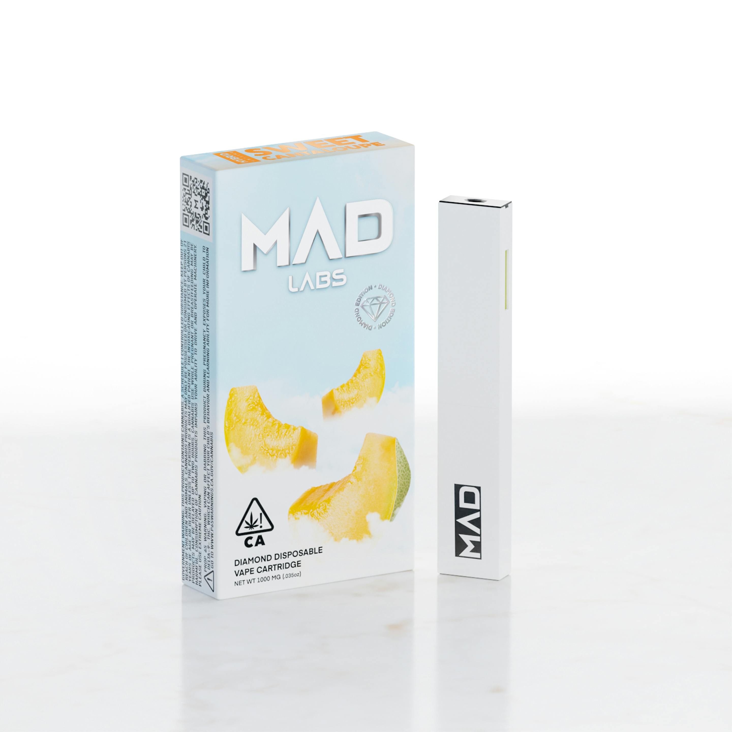 Mad Labs - Mad Labs - Sweet Cantaloupe - Disposable Diamond Edition 1G - 1