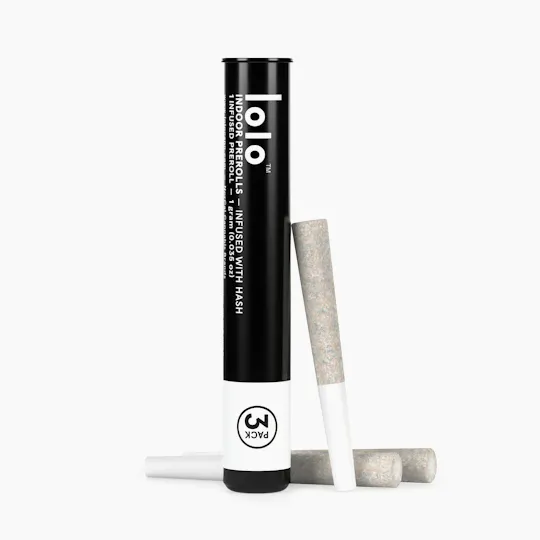 lolo - lolo | Oreoz | 3 Indoor Hash Infused Prerolls | 0.5g Each - 1