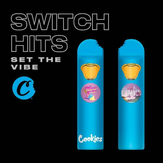Cookies - Cookies - 1G Dual Chamber Cannabis Terp Vape - Triple Scoop / Hawaiian Rain - 1