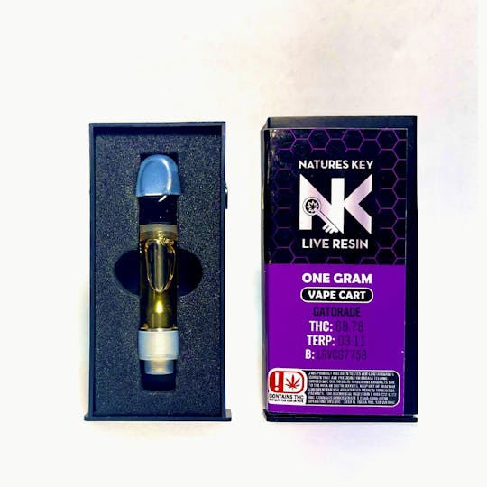 Natures Key - Gatorade Live Resin 1g Vape Cart - 1
