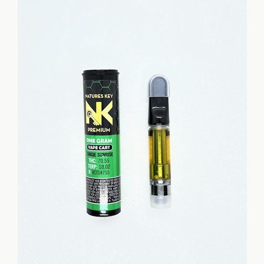 Natures Key - Tangie Sunrise 1g Vape Cart - 1
