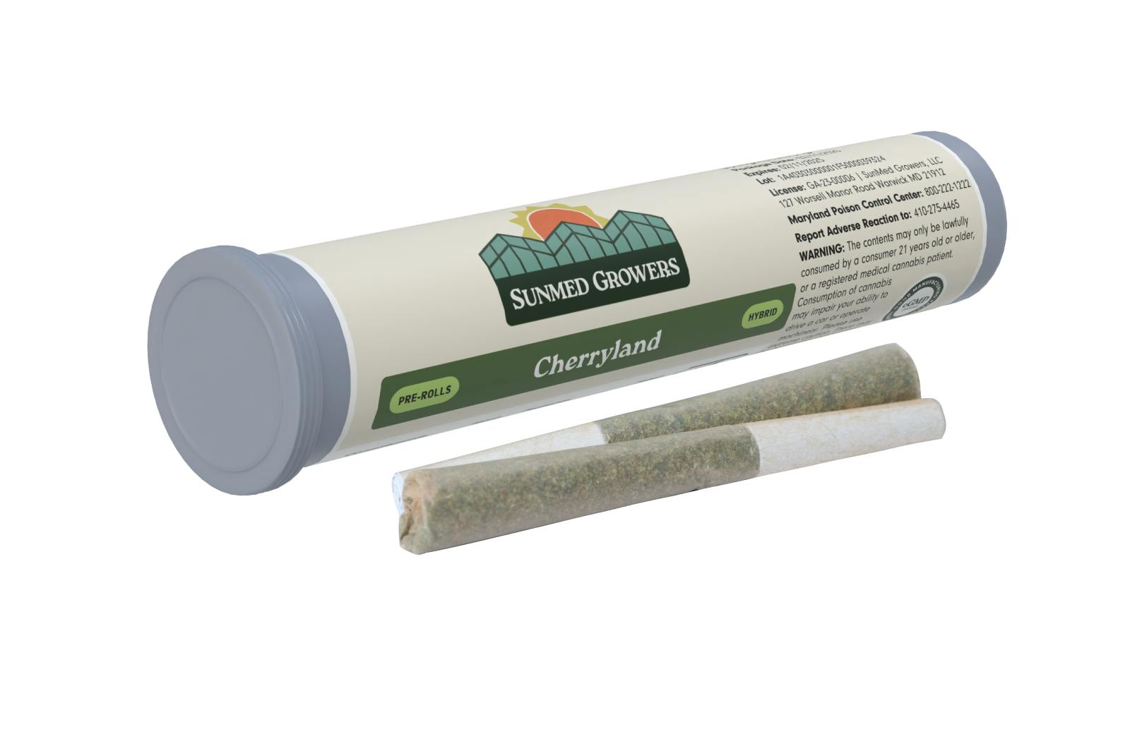 SunMed Growers - Cherryland Pre Roll 0.5g/2 Pack - 1