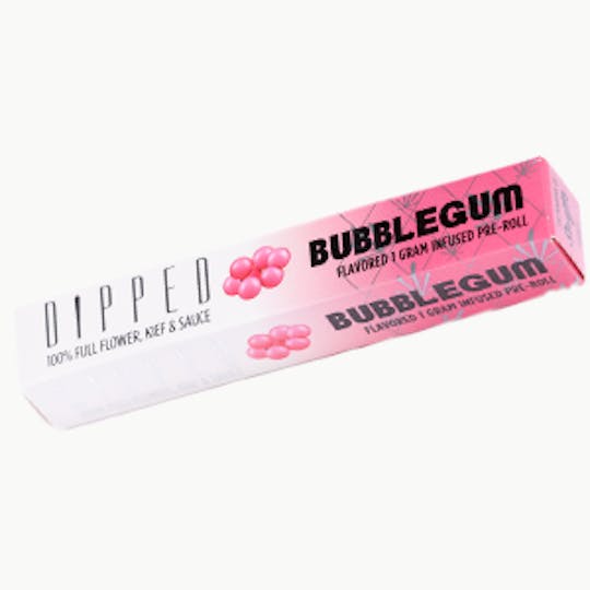 Swifts Edibles - DIPPED Flavored Infused Pre-Roll 1G Bubblegum - 1