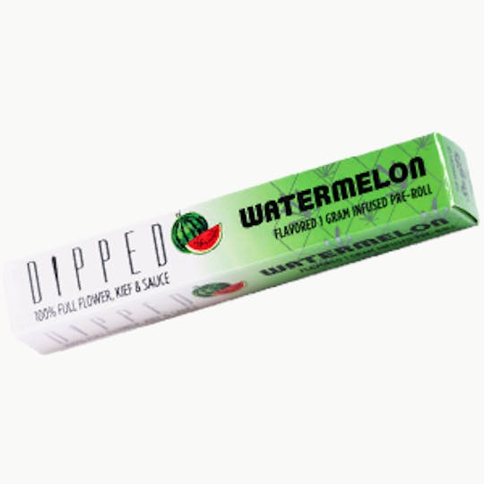 Swifts Edibles - DIPPED Flavored Infused Pre-Roll 1G Watermelon - 1