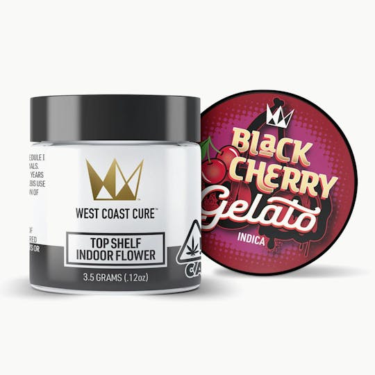 West Coast Cure - Black Cherry Gelato - 3.5G Top Shelf Flower - 1