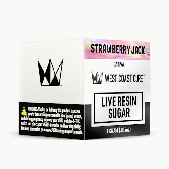 West Coast Cure - Strawberry Jack Live Resin Sugar - 1