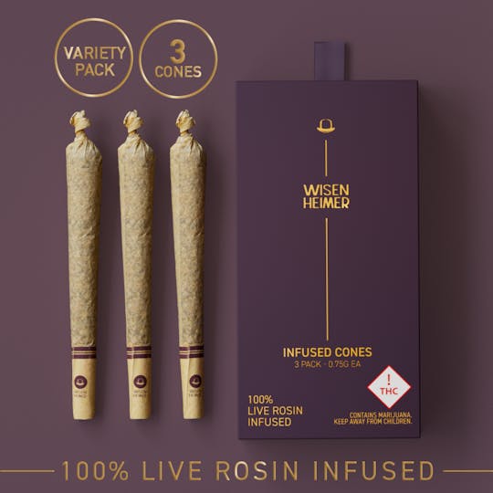 Craft Concentrates - Wisenheimer Rosin Infused Cones - VARIETY PACK - 1