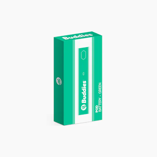 Buddies Brand - Green | Live Resin Battery - 1
