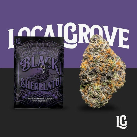 Localgrove - Local Grove Prepackaged Flower | Black Sherblato | 3.5G - 1