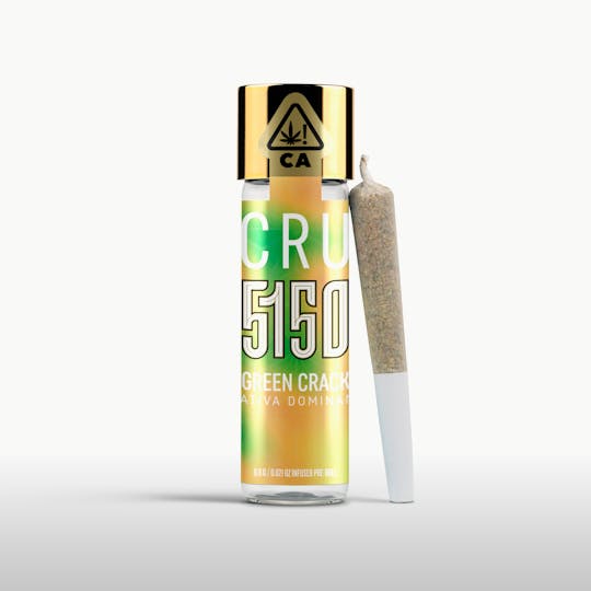 CRU Cannabis - Green Crack (0.6G 5150 Pre-Roll) - 1
