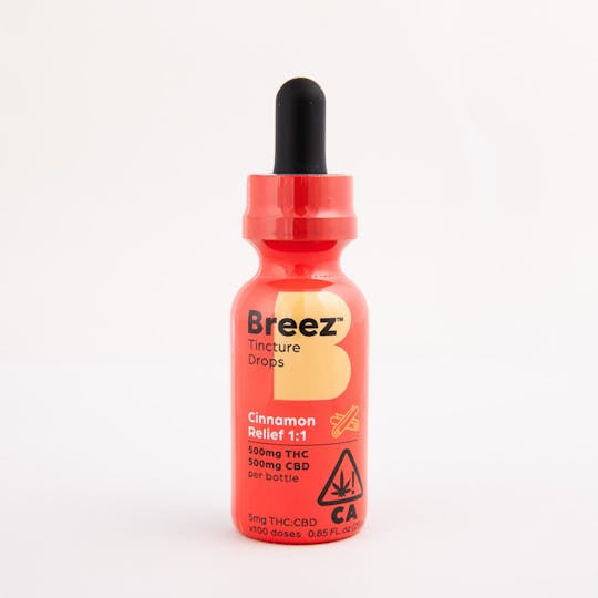 Breez - Breez Cinnamon Relief 1:1 Drops (Large) - 1