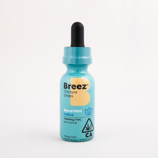 Breez - Breez Royal Mint Indica Tincture Drops (Large) - 1