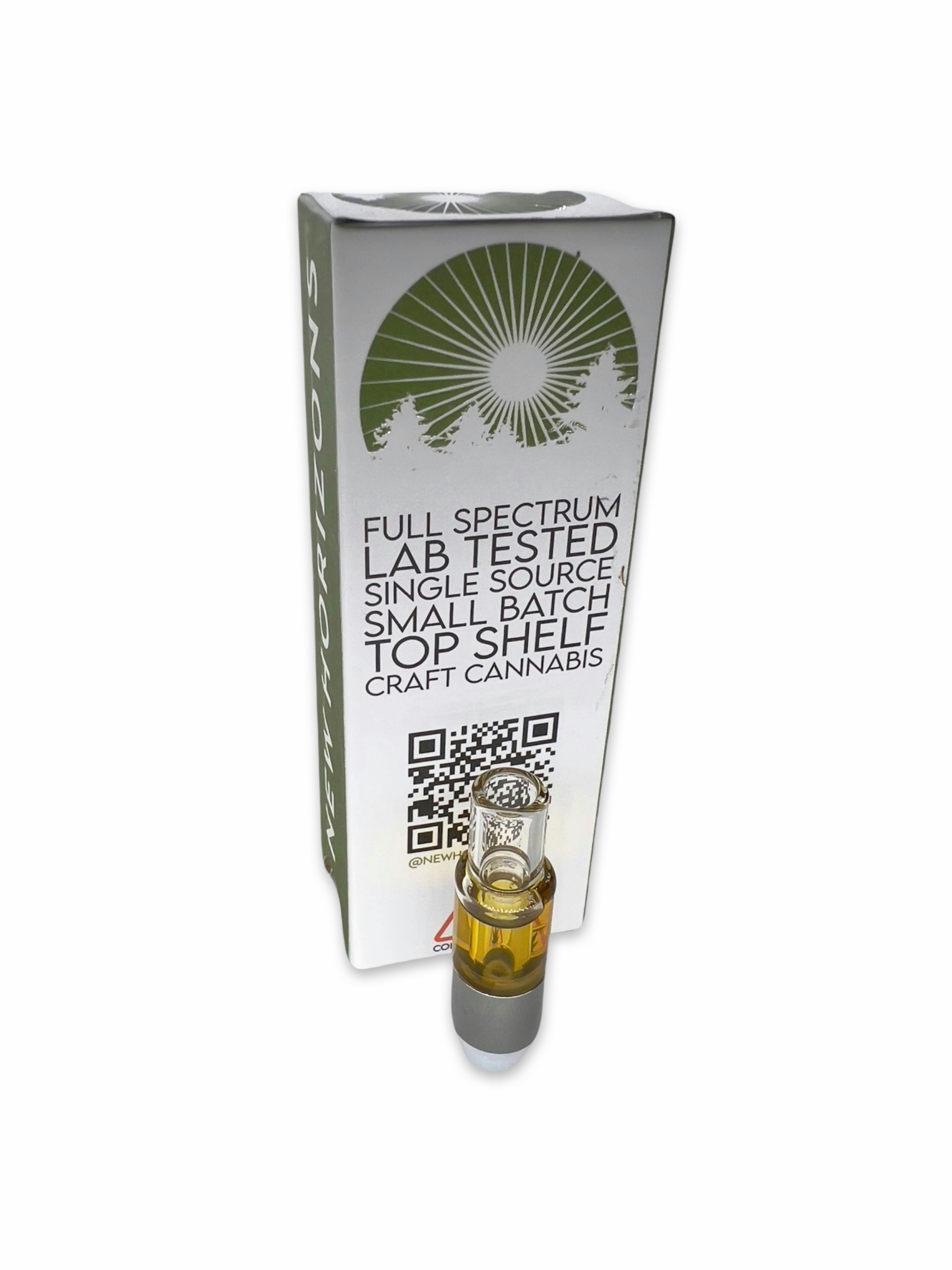 Indico - .5g Black Out Bobby Cured Resin Cartridge - New Horizons - 1