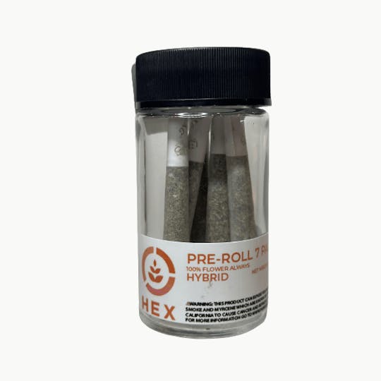 HEX - HEX | Lemon Cherry Gelato Pre-Rolls 7 Pack | 4.9G - 1