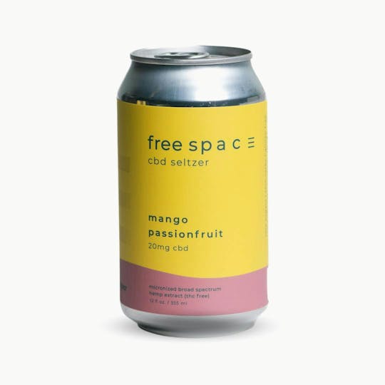 Proper Cannabis - Free Space - Mango Passionfruit CBD Seltzer - 1