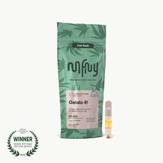 MFNY - Gelato 41 Live Resin 510 Cart Vape | 0.5g - 1