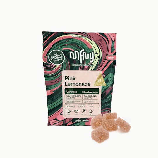 MFNY - Pink Lemonade Live Rosin Gummies | 100mg 10pk - 1