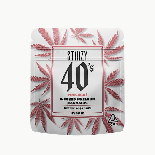 STIIIZY - - PINK ACAI - 7G 40's Infused Flower - 1