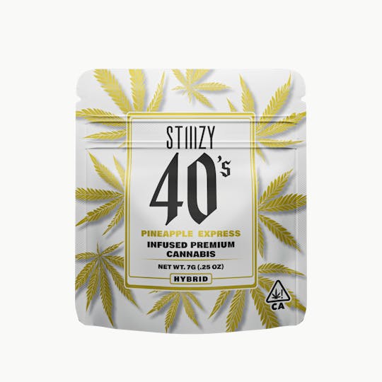 STIIIZY - - PINEAPPLE EXPRESS - 7G 40's Infused Flower - 1