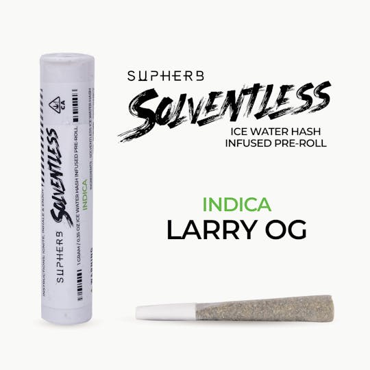 Supherb Technology - Supherb - Larry Og Indica Rosin Preroll 1g - 1
