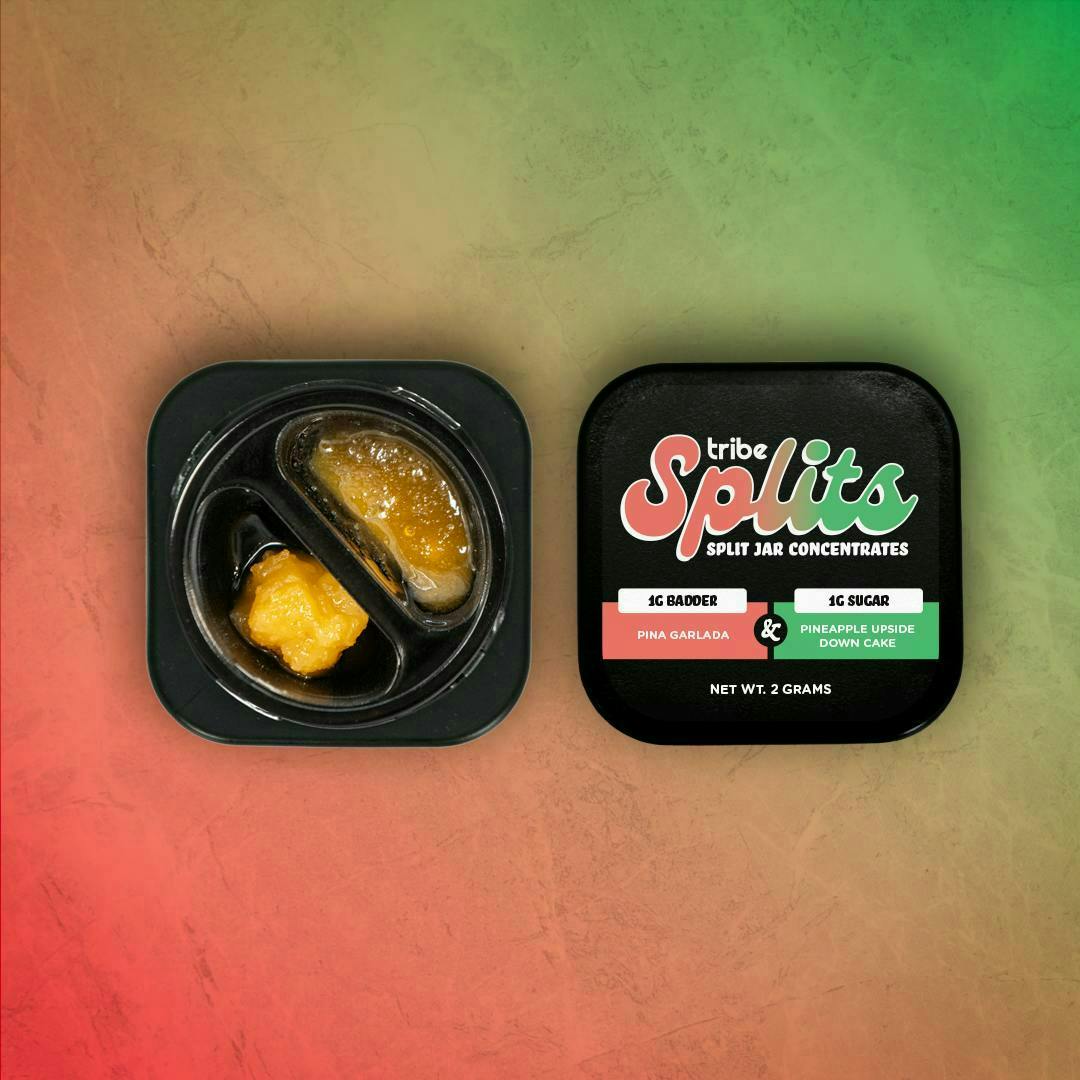 Tribe - Pina Garlada + Pineapple Cake | 1g Badder + 1g Sugar | Splits Concentrate - 1