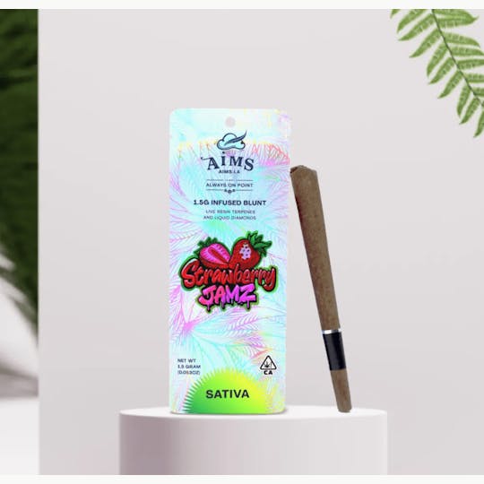 Aims Horticulture - AIMS - Strawberry Jamz Infused Blunt 1.5 Grams - 1