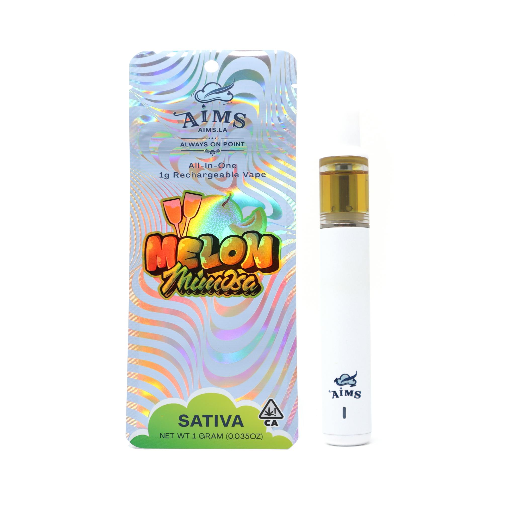 Aims Horticulture - AIMS - Melon Mimosa Disposable Vape 1g - 1
