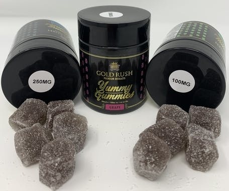 Gold Rush Premium Extracts - Yummy Gummy 100mg - Grape - 1