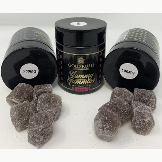 Gold Rush Premium Extracts - Yummy Gummy 100mg - Grape - 1